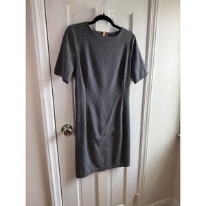 Stile Benetton Women’s Gray Pencil Dress - Short Sleeve - Small - EUC